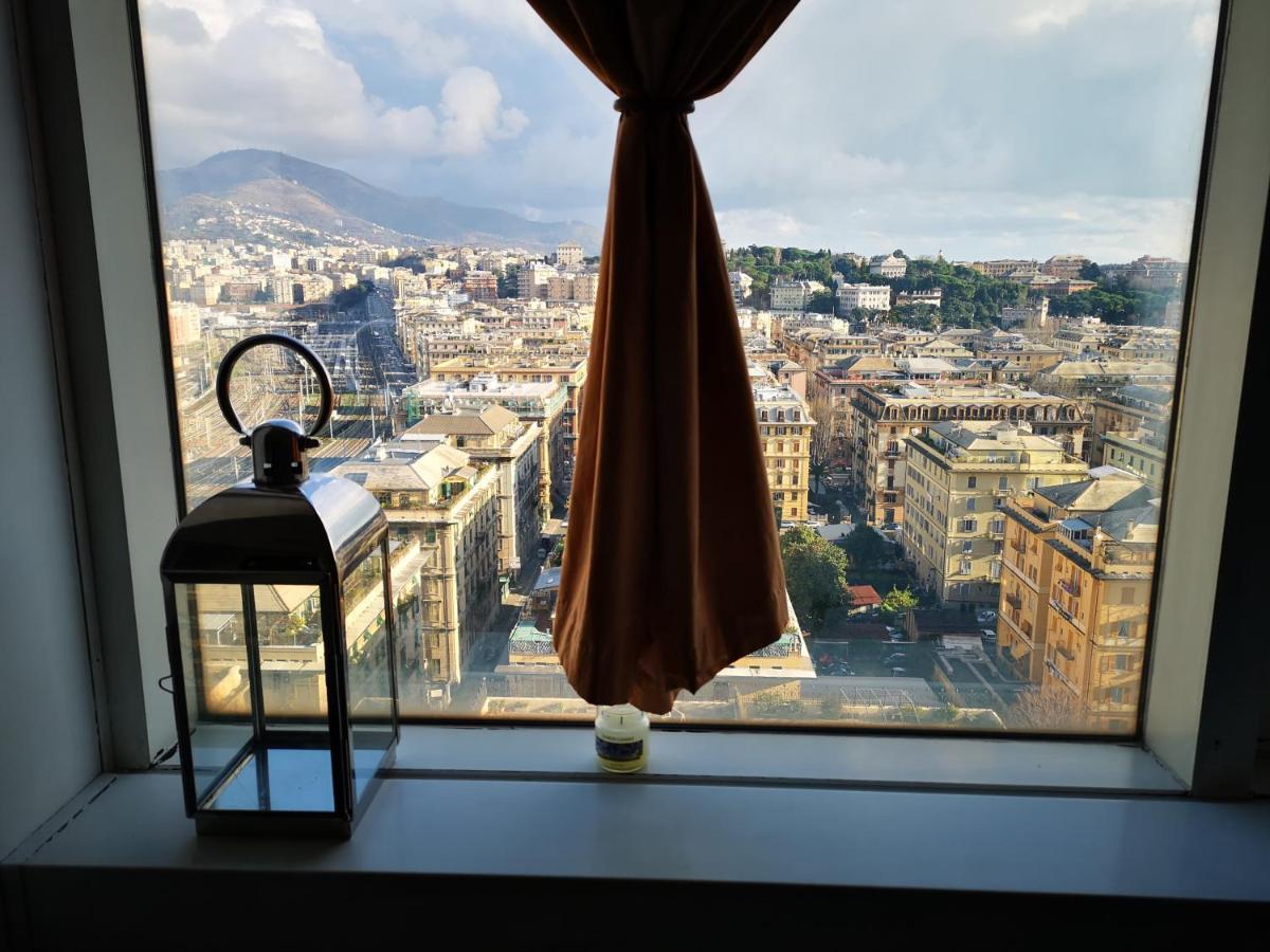 Suite Lambruschini Central With Top City View - Free Covered Parking Genua Exterior foto